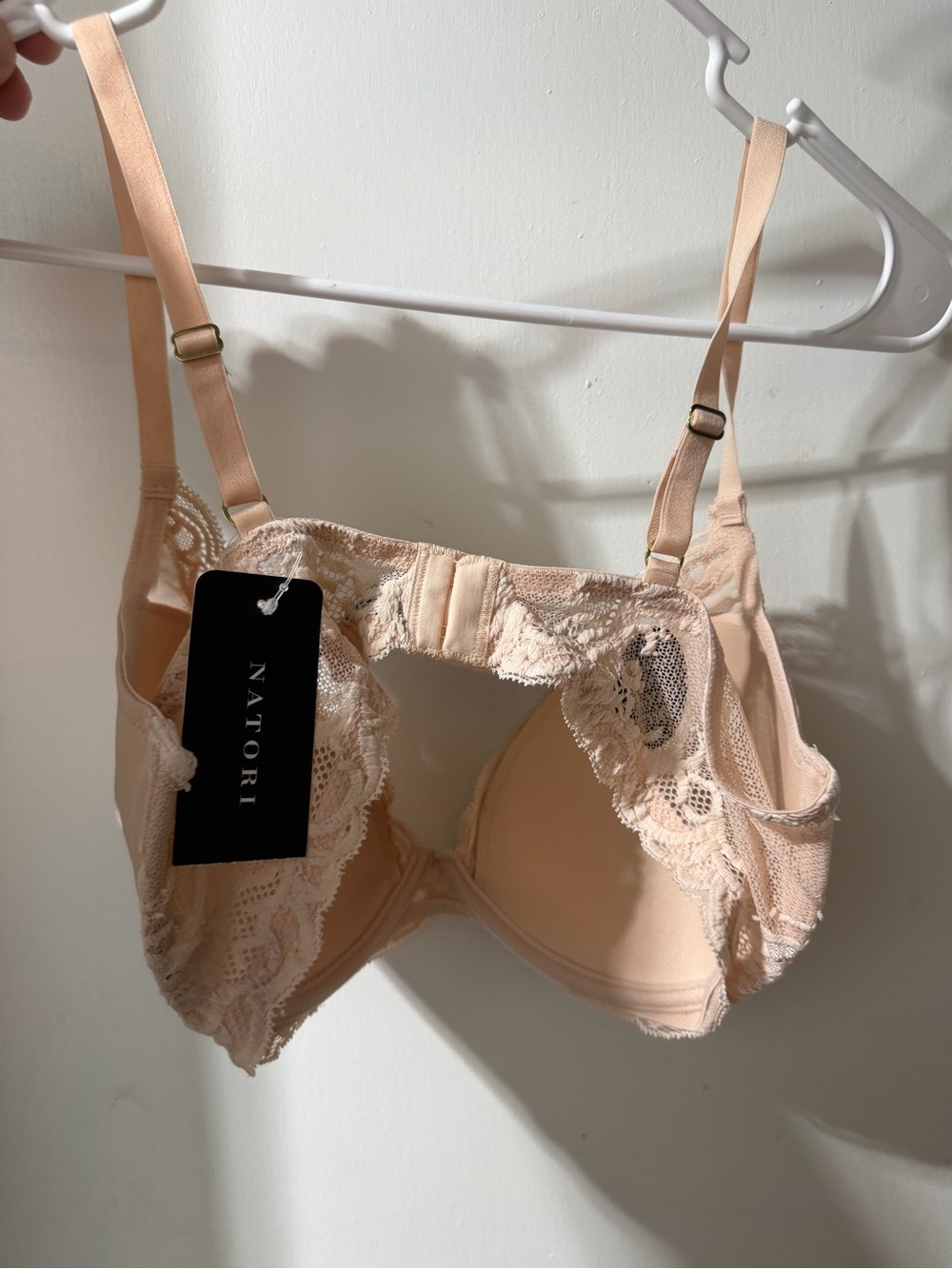 Natori Peachy Nude Lace-Trim T-Shirt Bra - Picture 2 of 4